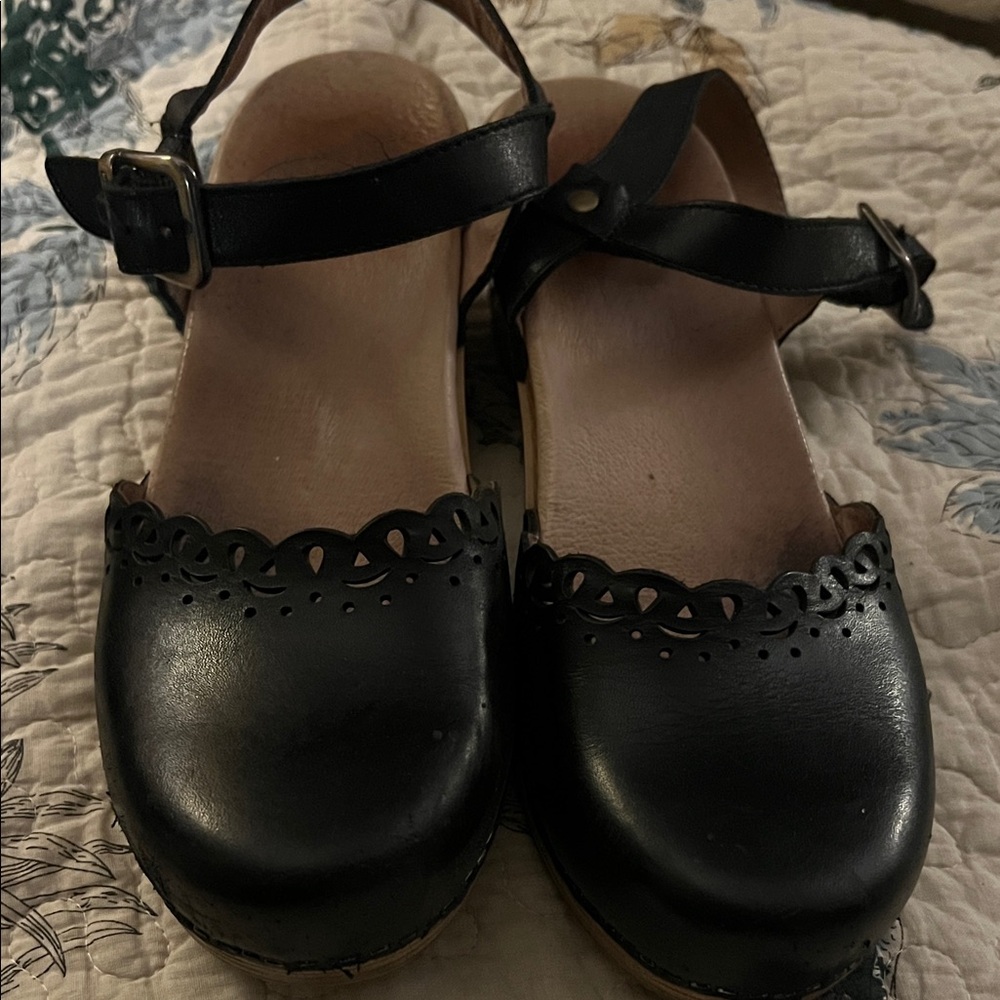 Dansko Black Mary Jane clogs